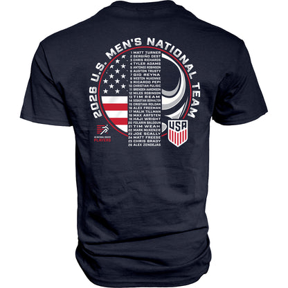Unisex Blue 84 USMNT 2026 Roster T-Shirt
