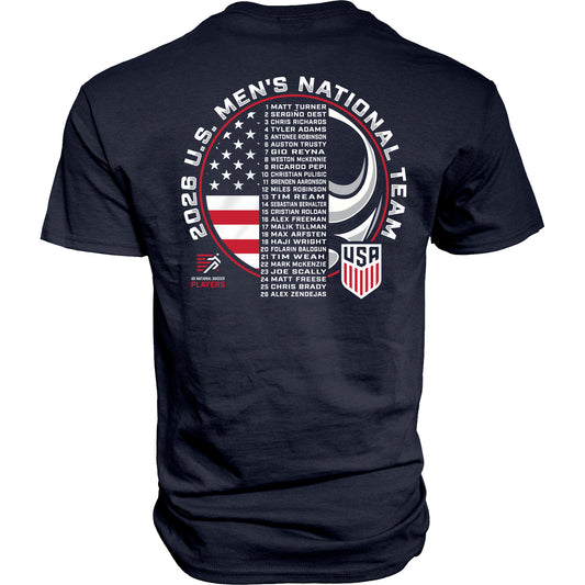 Unisex Blue 84 USMNT 2026 Roster T-Shirt