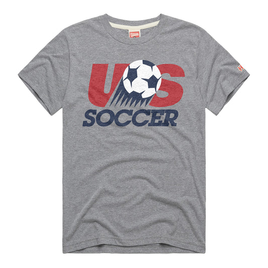 Unisex Homage USMNT 1993 Crest Gray T-Shirt