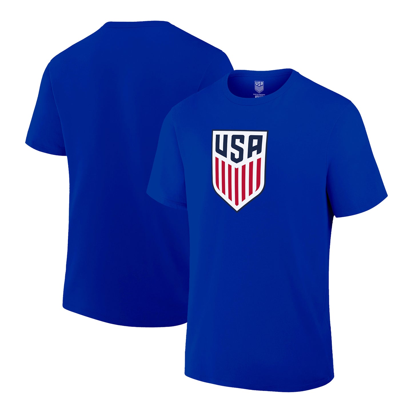 Unisex IconSports USA Blue Cotton T-Shirt