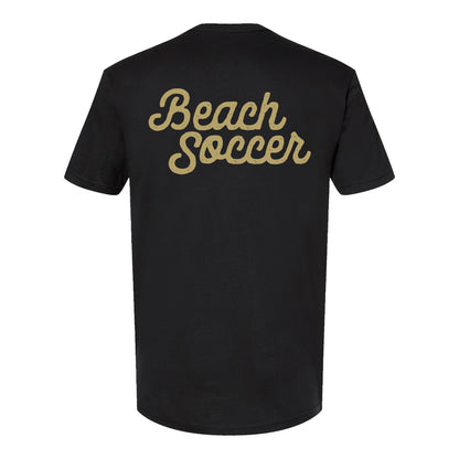U.S. Beach Soccer Black Tee - Back View