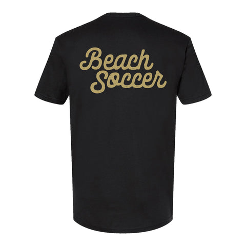 U.S. Beach Soccer Black Tee - Back View