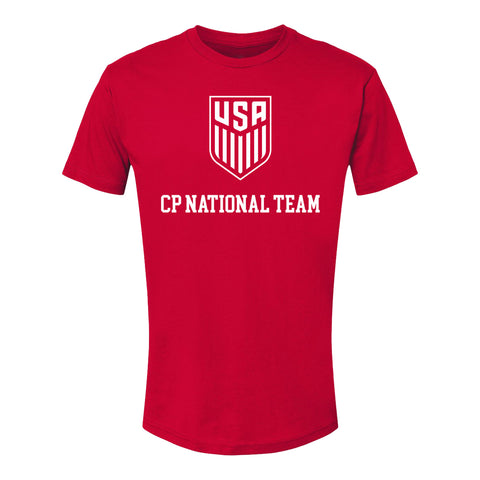U.S. CP National Team Red Tee - Back View