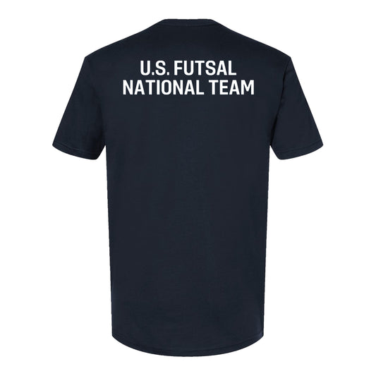 U.S. Futsal Navy Tee - Back View