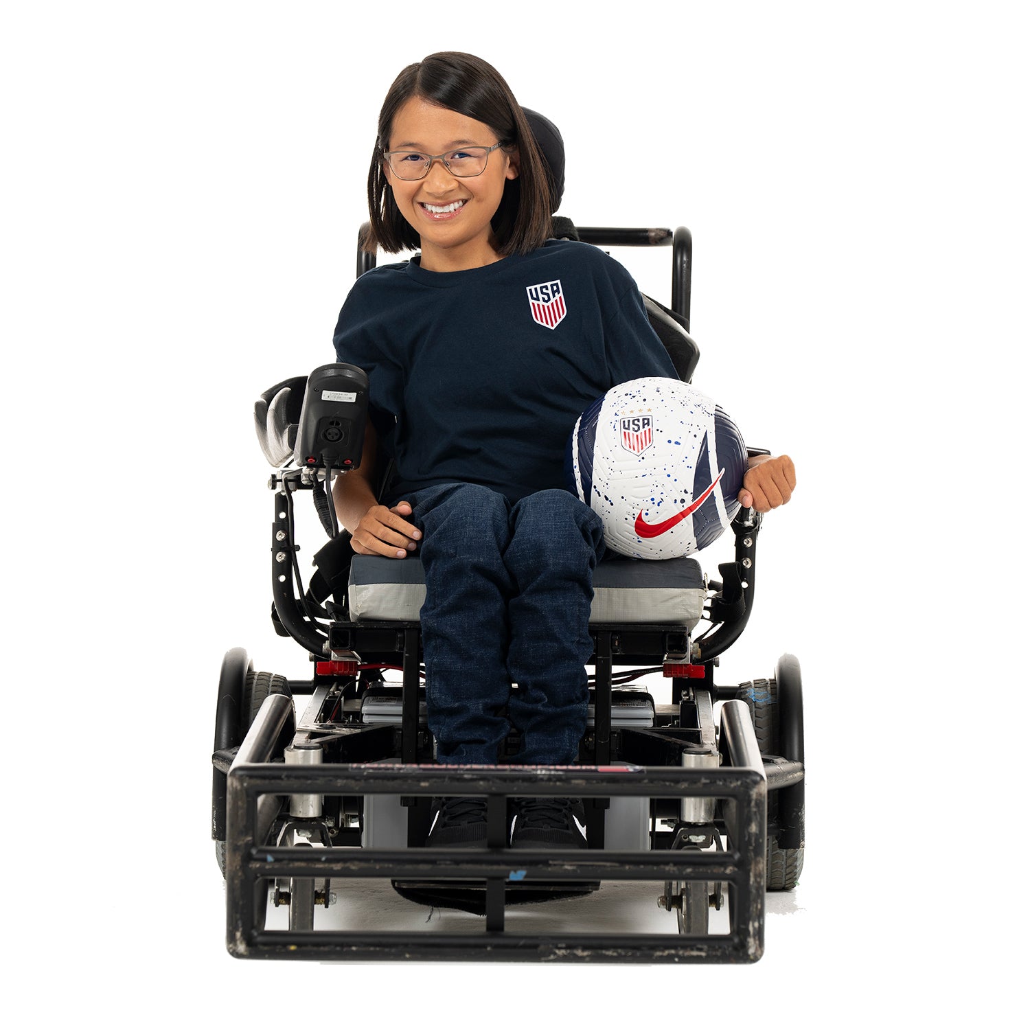 U.S. Extended National Team Navy Tee - Front View