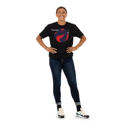 Unisex USMNT Wave Black Tee - Front View