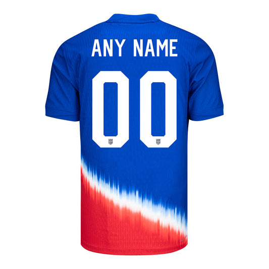 Men's Nike USMNT 2024 Personalized American Icon Away Match Jersey