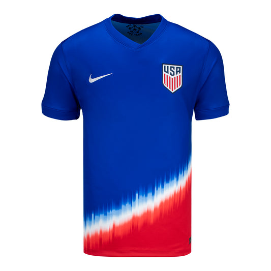 Youth Nike USMNT 2024 American Icon Away Stadium Jersey - Front View