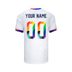 Youth Nike USMNT 2024 Personalized Pride Home Stadium Jersey - Back View
