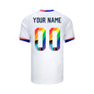 Youth Nike USWNT 2024 Personalized Pride-Themed Home Stadium Jersey - Back View