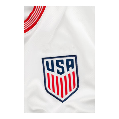 Youth Nike USMNT 2024 American Classic Home Stadium Long Sleeve Jersey - Logo View