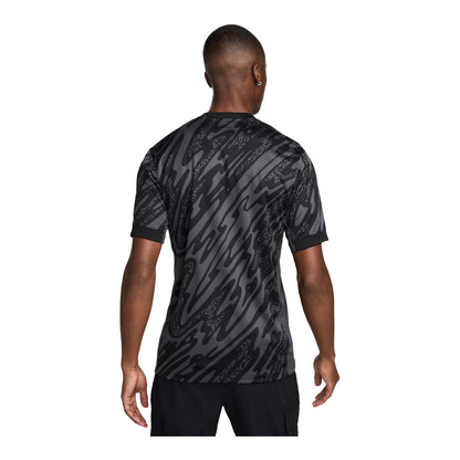 Men's Nike USMNT 2024 Stadium Short Sleeve Goalkeeper Jersey - Back View