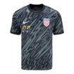 Men's Nike USMNT 2024 Personalized Pride-Themed Stadium Short Sleeve Goalkeeper Jersey - Front View