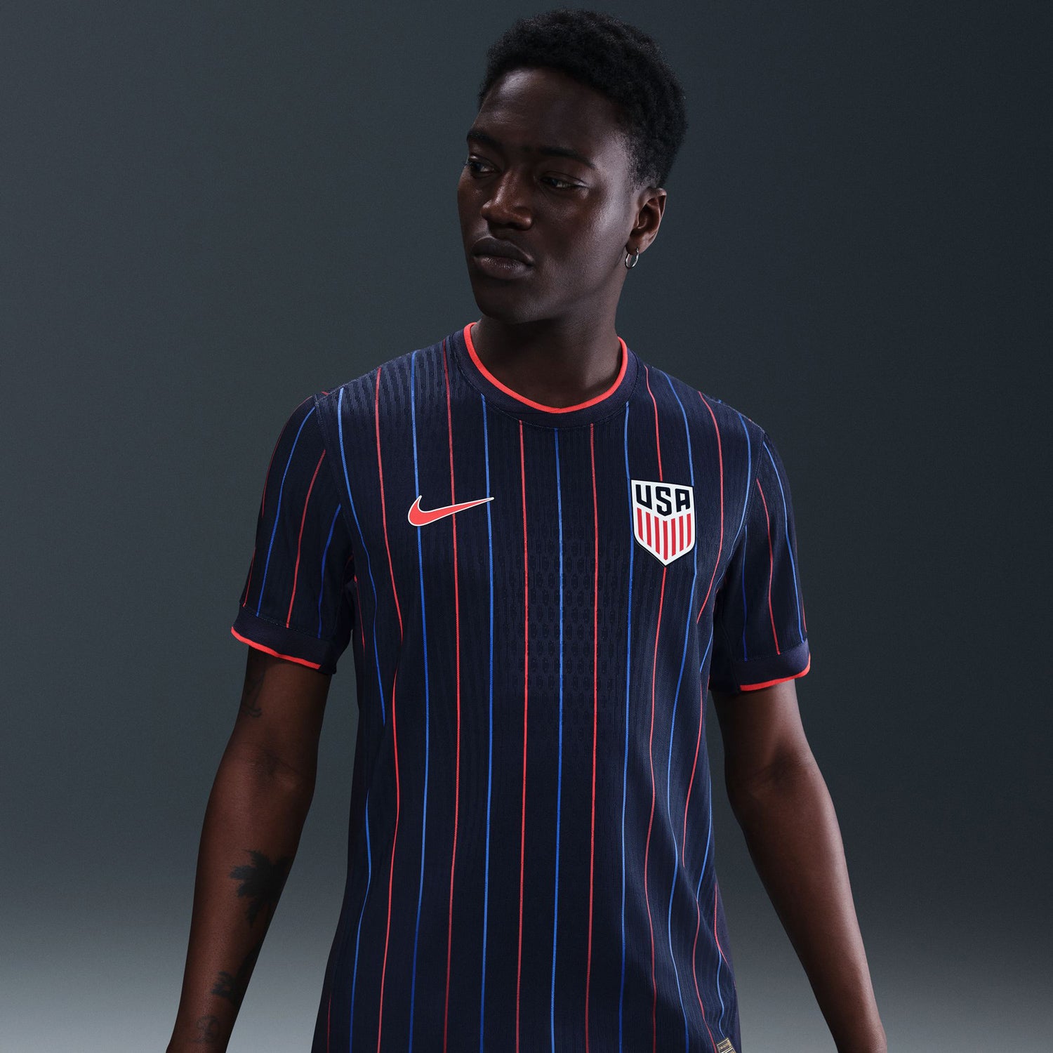 Men's Nike USMNT 2025 Heartbeat Away Match Jersey
