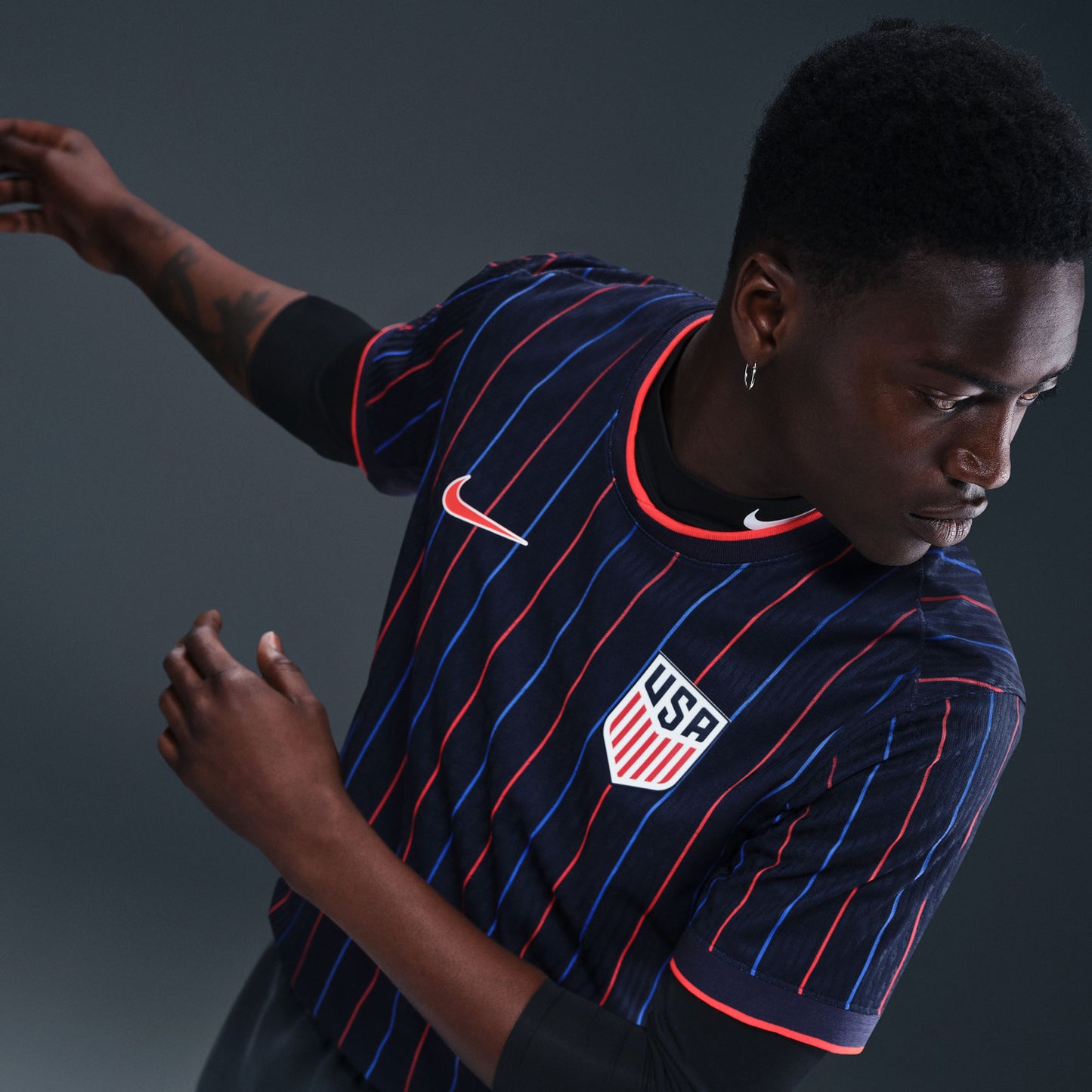 Men's Nike USMNT 2025 Heartbeat Away Match Jersey