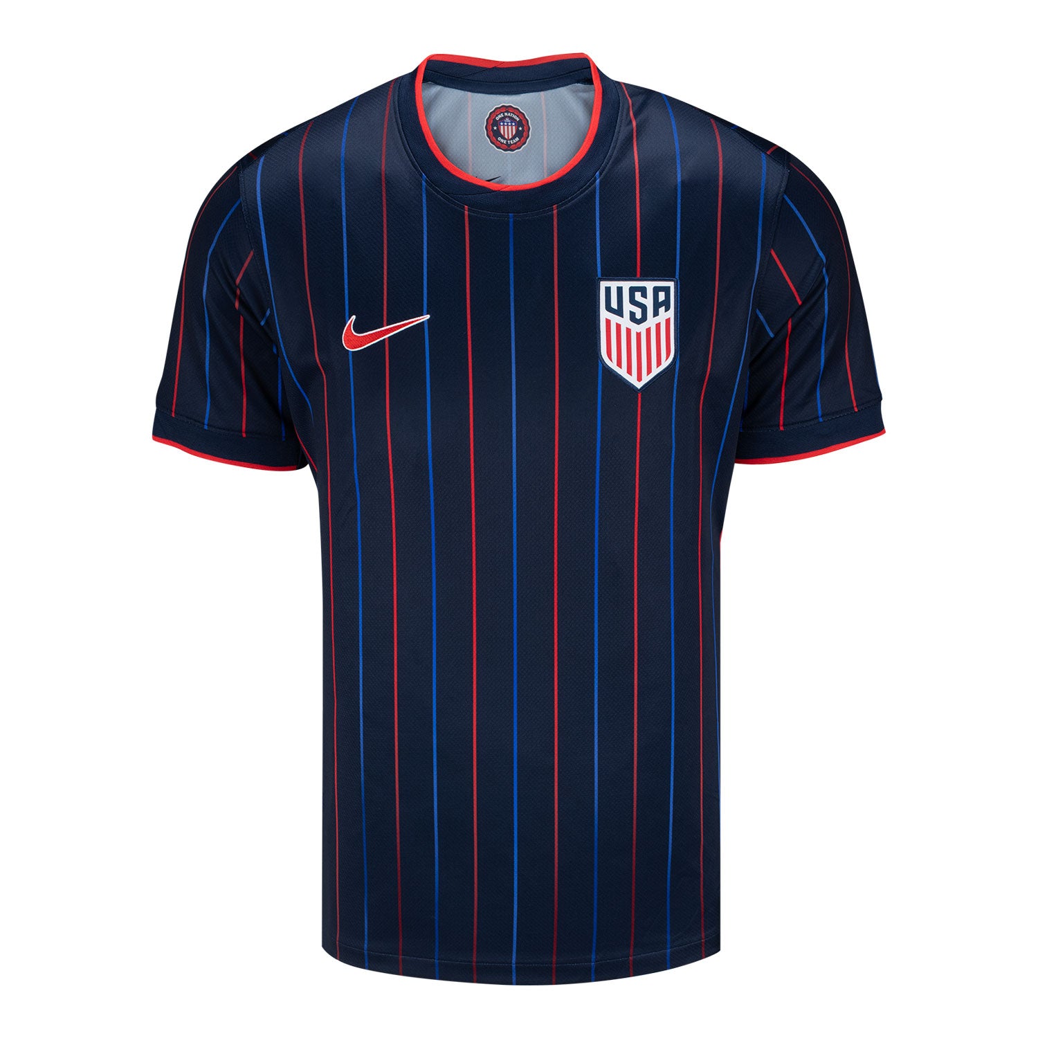 Men's Nike USMNT 2025 Pride Personalized Heartbeat Away Stadium Jersey