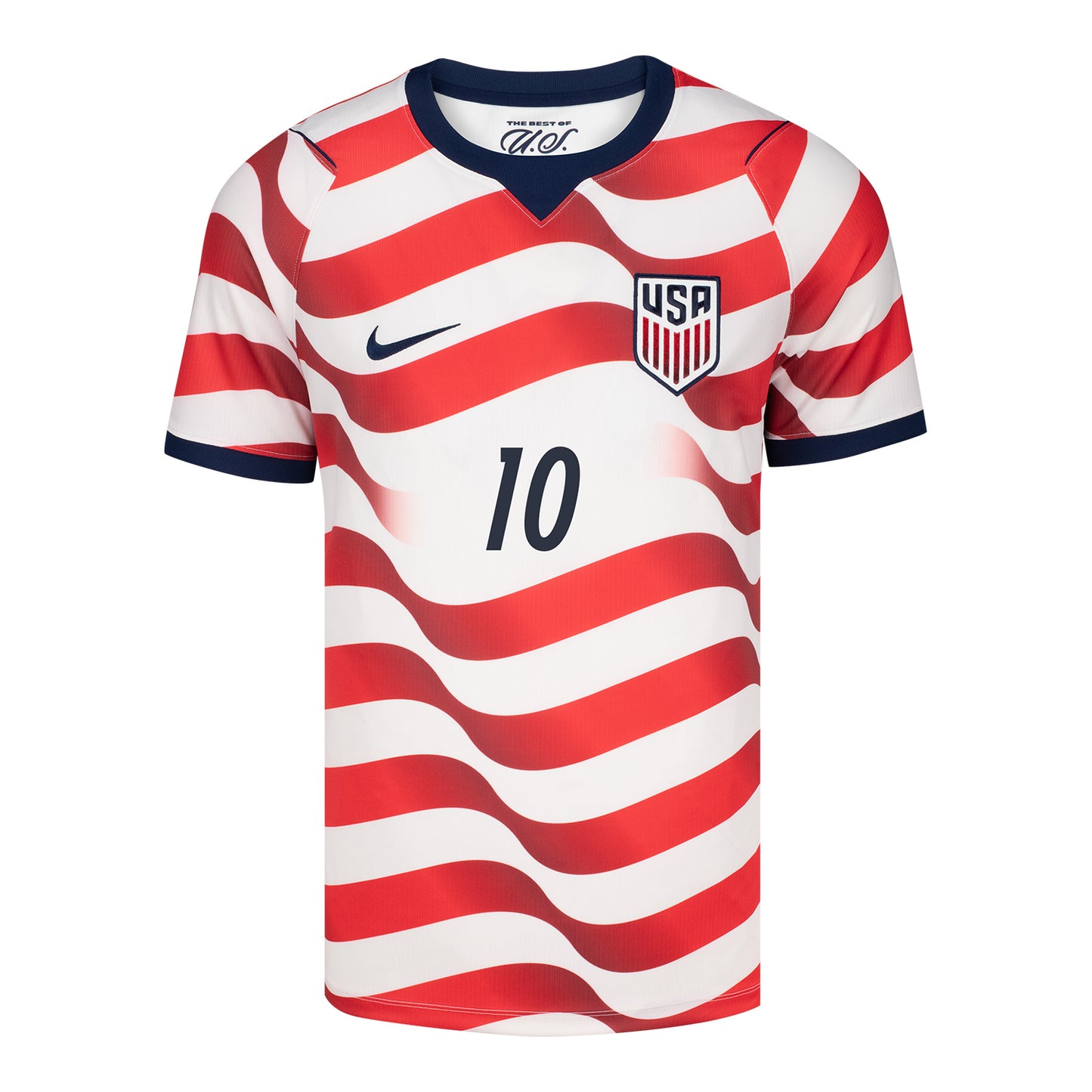 Men's Nike USMNT 2026 Christian Pulisic Stripes Stadium Jersey