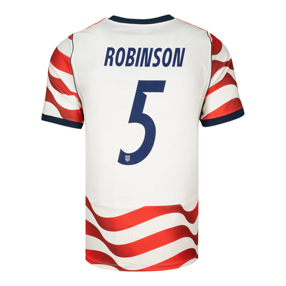 Men's Nike USMNT 2026 Antonee Robinson Home Stadium Jersey - Stripes