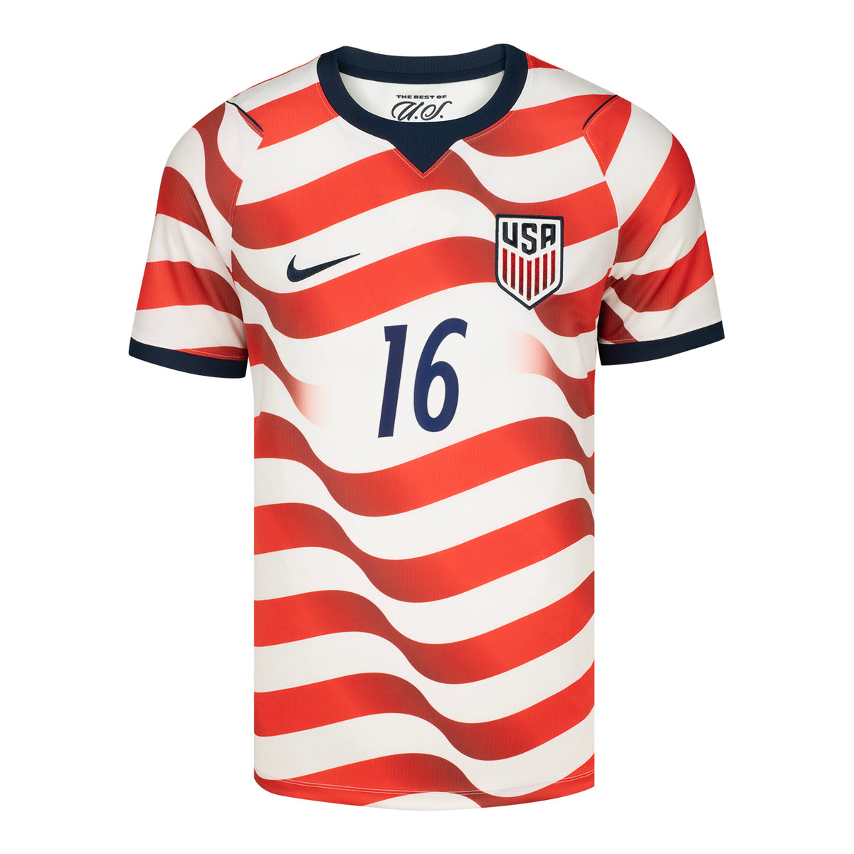 Men's Nike USMNT 2026 Alex Freeman Home Stadium Jersey - Stripes