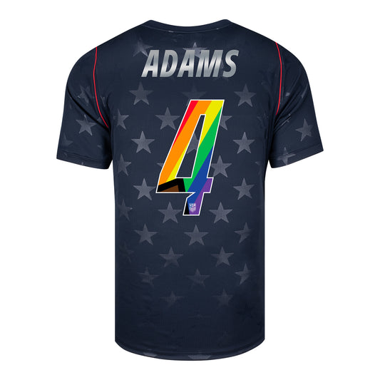 Men's Nike USMNT 2026 Tyler Adams Pride Away Stadium Jersey - Stars