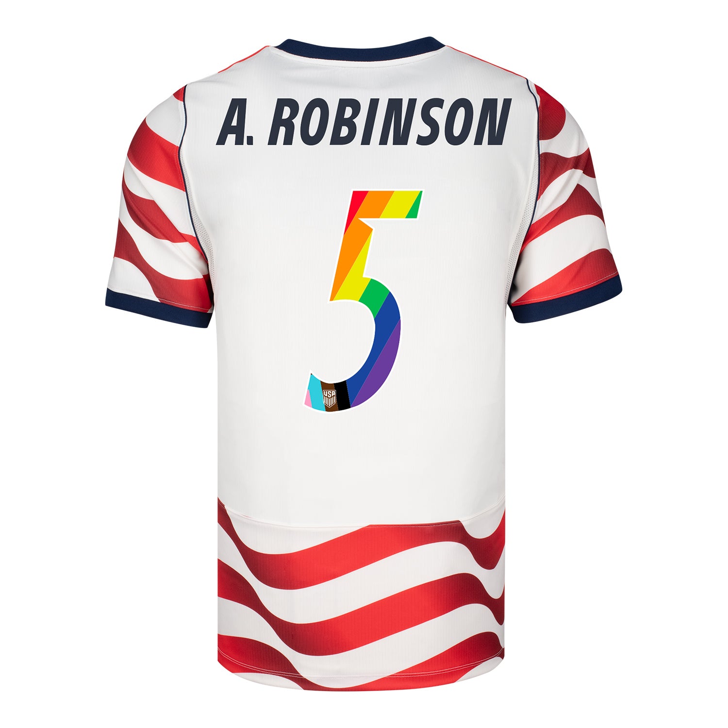 Men's Nike USMNT 2026 Antonee Robinson Pride Home Replica Jersey