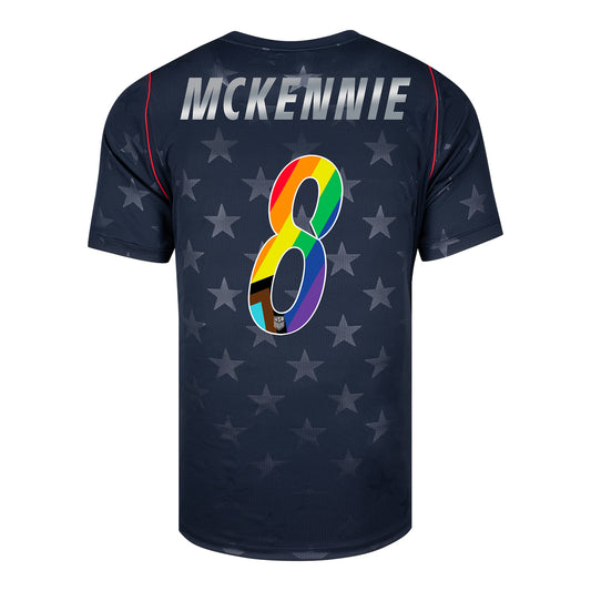 Men's Nike USMNT 2026 Weston McKennie Pride Away Stadium Jersey - Stars
