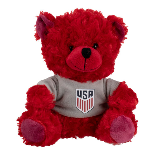 FOCO USWNT Plush Tee Red Bear - Front View