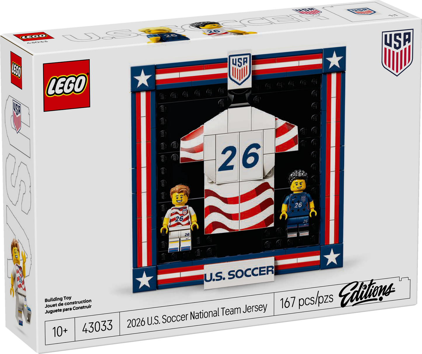 Lego 2026 U.S Soccer Customizable Jersey