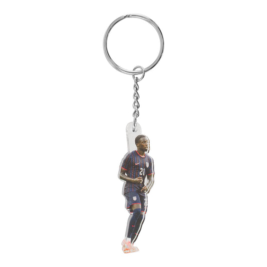 Desert Cactus Tim Weah Player Keychain