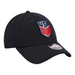 Youth New Era USMNT 9Forty Navy Hat - Side View