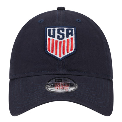 Youth New Era 9Twenty USMNT Navy Hat