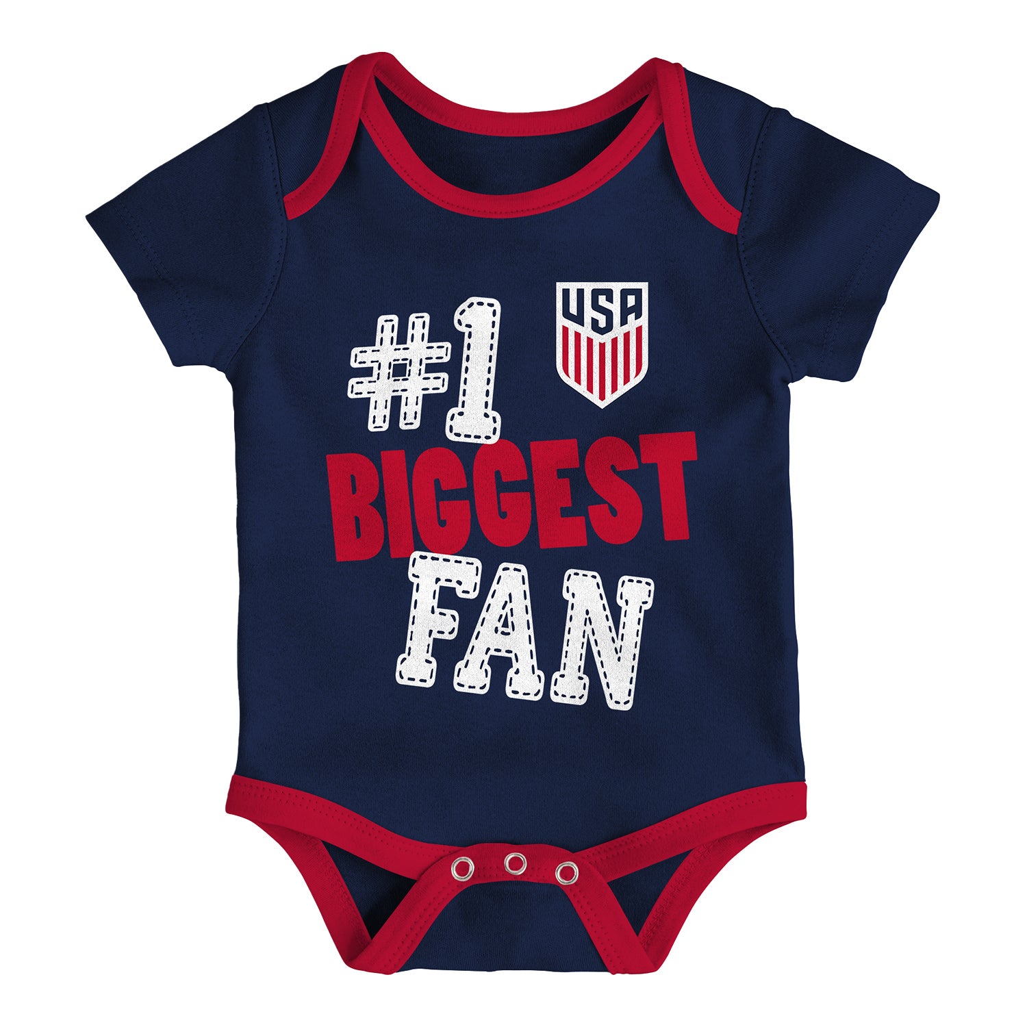 Infant USMNT Outerstuff Victory 3-Piece Onesie Set - Individual View