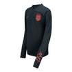 Youth Nike USA Academy 1/4 Zip Drill Top Black Jacket - Side View