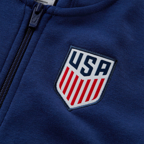 Youth Nike USA Classic Fleece Navy Jacket - Official U.S. Soccer Store