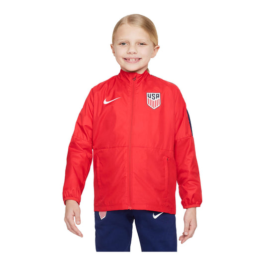 Usa Soccer Uniform Soccer Full Zip Track Jacket, Youth And