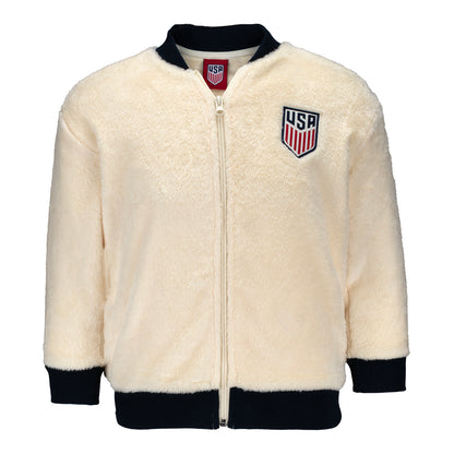 US Soccer Youth Teddy Full Zip Jacket