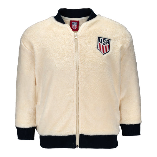 US Soccer Youth Teddy Full Zip Jacket