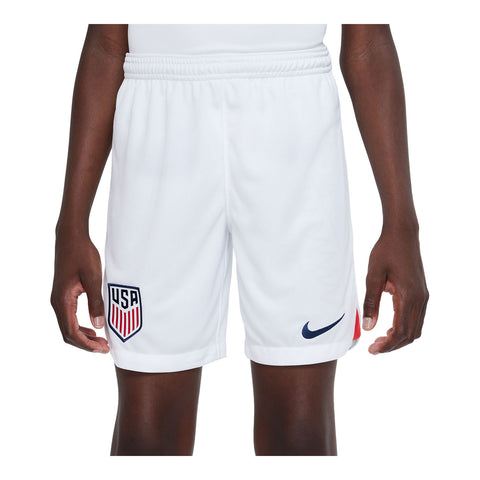 Youth Nike USMNT Stadium Home Game Shorts - Front View