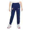 Youth Nike USMNT 2023 Fleece Navy Pants - Front VIew