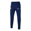 Youth Nike USMNT 2023 Fleece Navy Pants - Front View