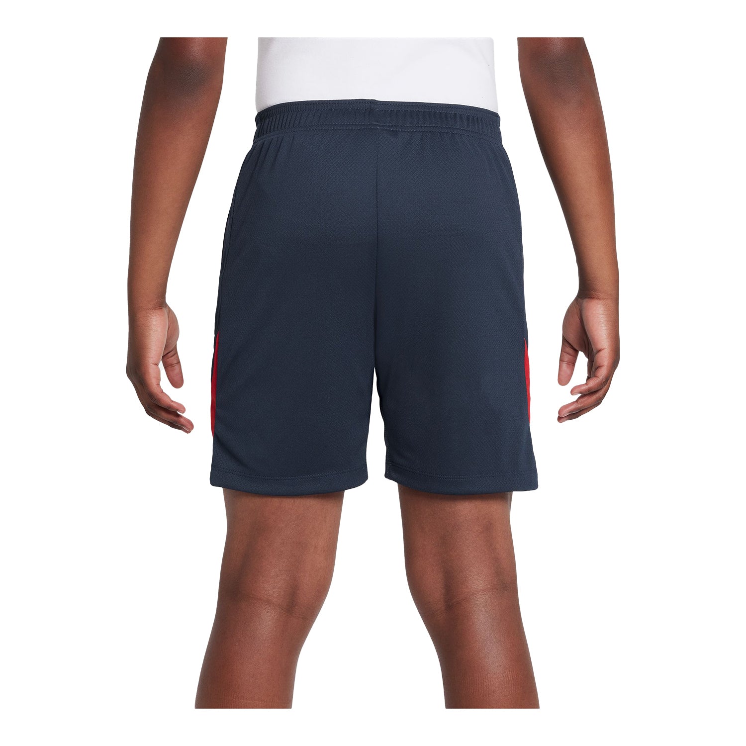 Youth Nike USA Strike Navy Shorts - Back View