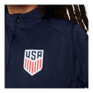 Youth Nike USA VW Strike Quarter Zip Drill Navy Top - Logo View