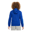 Youth Nike USA Club Terry Full Zip Royal Jacket - Back View