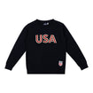 Youth USA Soccer House Terry Navy Crewneck