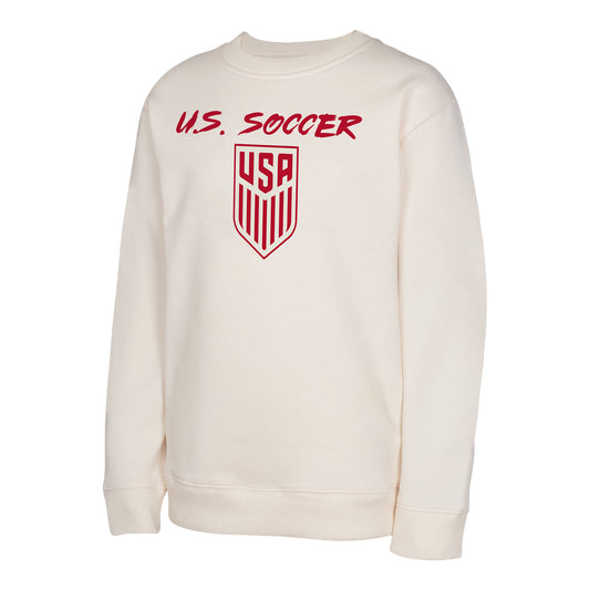 Youth Outerstuff USMNT Bone Crewneck