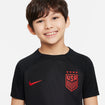 Youth Nike USWNT Academy Pro Black Training Jersey - Front Crests View