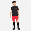 Youth Nike USWNT Academy Pro Black Training Jersey - Full Body Front View