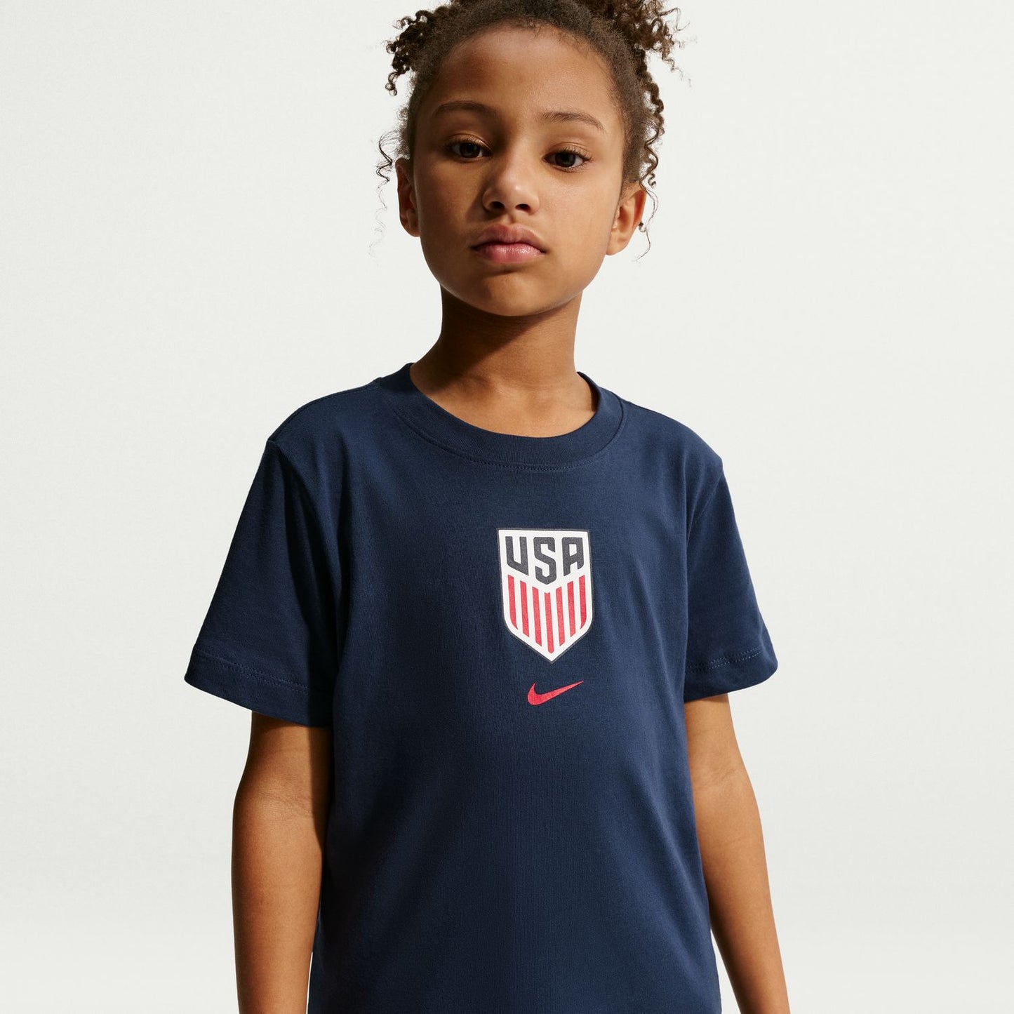 Youth Nike USMNT Crest Navy T-Shirt