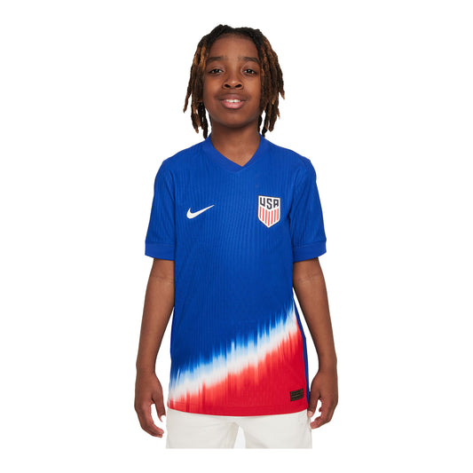 Youth Nike USMNT 2024 American Icon Away Match Jersey - Front View