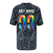 Youth Nike USMNT 2024 Personalized Pride-Themed Stadium Short Sleeve Goalkeeper Jersey - Back View